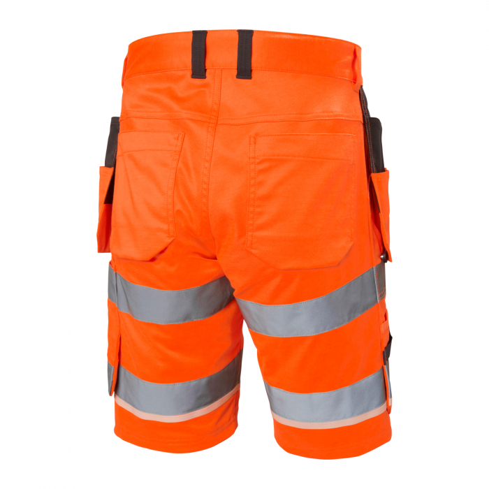 Pantaloni de lucru reflectorizanti scurti Helly Hansen UC-ME Construction CL1, portocaliu/negru, C74 [2]