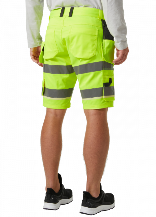 Pantaloni de lucru reflectorizanti scurti Helly Hansen UC-ME Construction CL1, galben/negru, C52 [4]