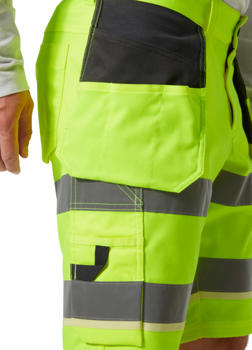 Pantaloni de lucru reflectorizanti scurti Helly Hansen UC-ME Construction CL1, galben/negru, C52 [5]