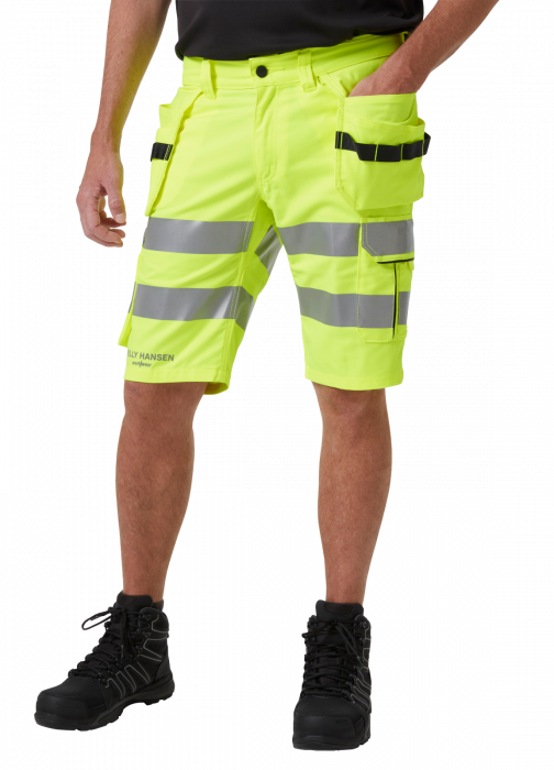 Pantaloni de lucru scurti Helly Hansen Alna 2.0 Construction, reflectorizanti, HVC1 [3]