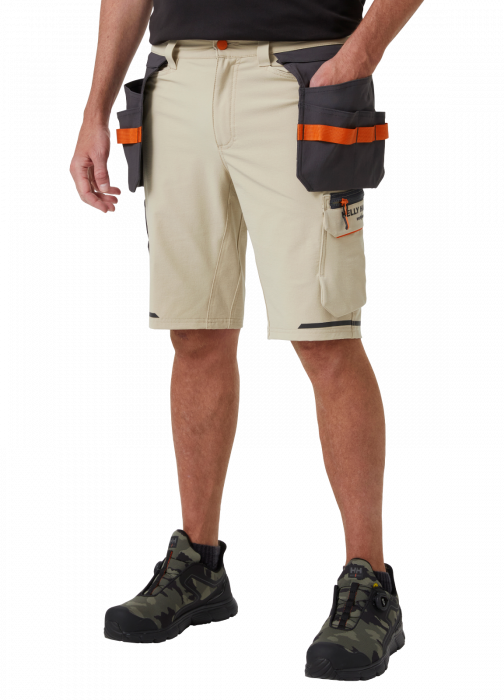 Pantaloni de lucru scurti Helly Hansen Kensington Construction, bej, C68 [3]