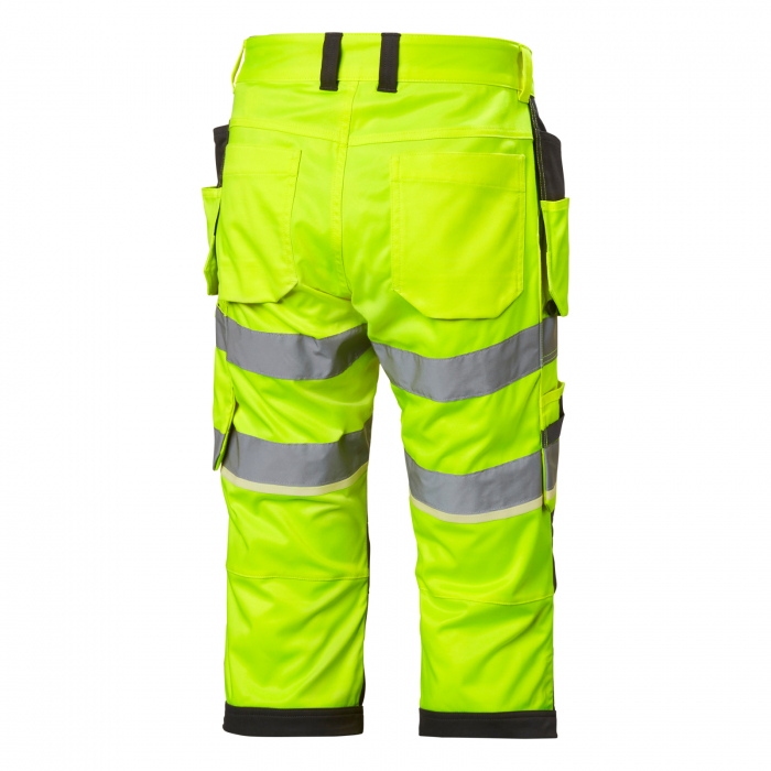 Pantaloni de lucru trei sferturi reflectorizanti Helly Hansen UC-ME Pirate CL1, galben/negru [2]