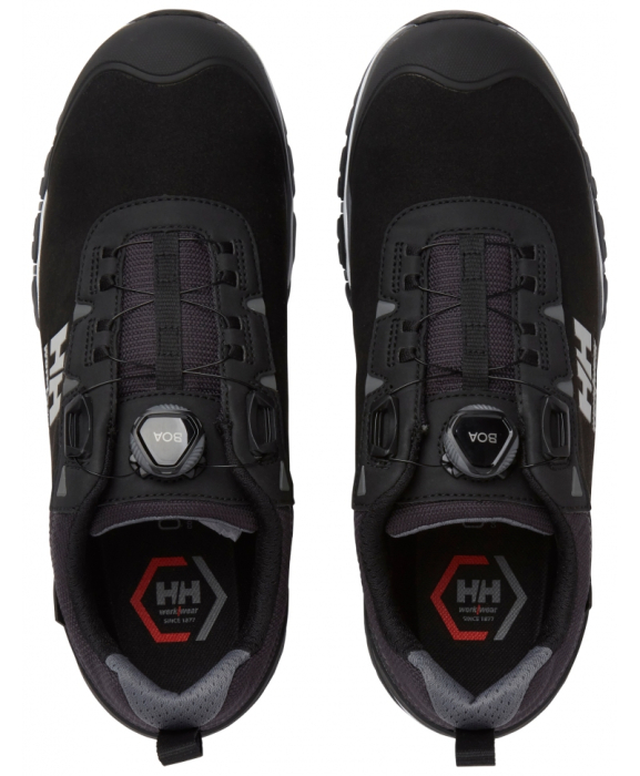 Pantofi protectie Helly Hansen Chelsea Evolution 2 Low BOA HT Wide, S3, WR, SRC, ESD, negru/gri [4]
