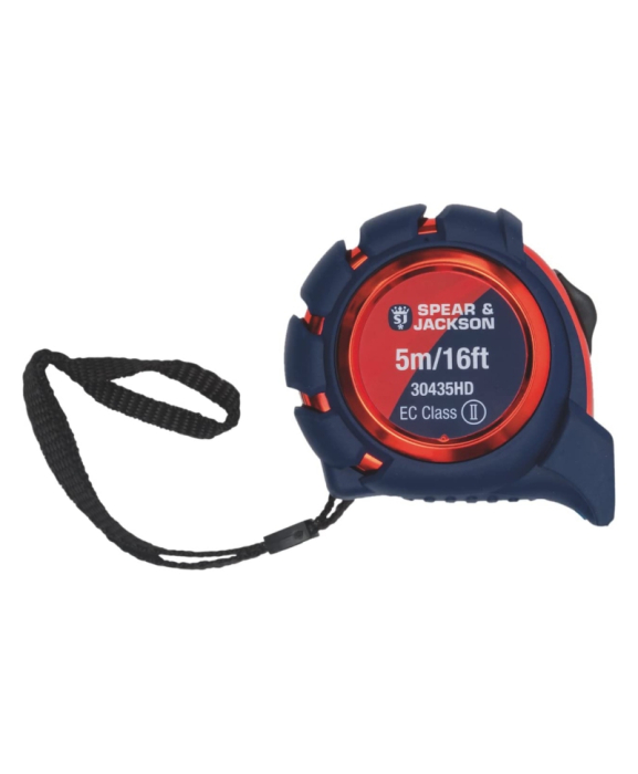Ruleta 5 m Heavy Duty cu protectie de cauciuc, corp metalic, Spear & Jackson [2]