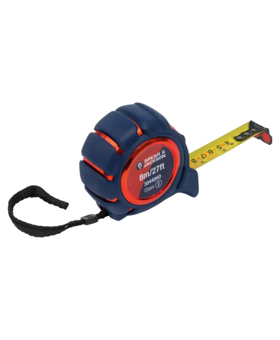 Ruleta 8 m Heavy Duty cu protectie de cauciuc, corp metalic, Spear & Jackson [2]