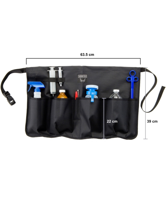Sort cu buzunare accesorii medicale Udder Tech, poliester - rezistente la apa, negru, R [2]