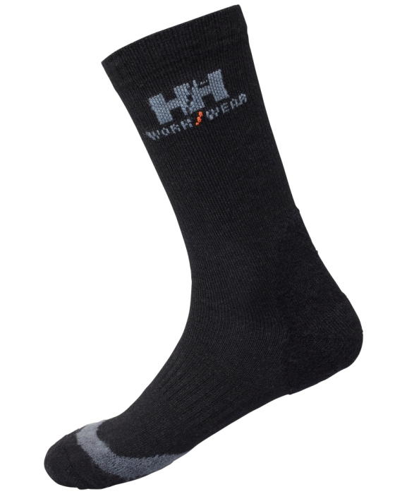 Sosete bumbac Helly Hansen Fakse, antifoc, negre [2]