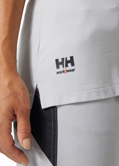 Tricou polo dama Helly Hansen Manchester, gri deschis, XS [6]