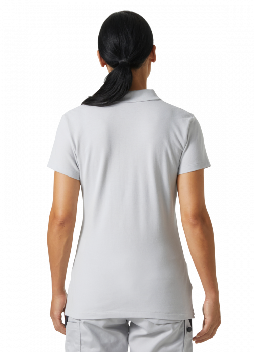 Tricou polo dama Helly Hansen Manchester, gri deschis, XS [4]
