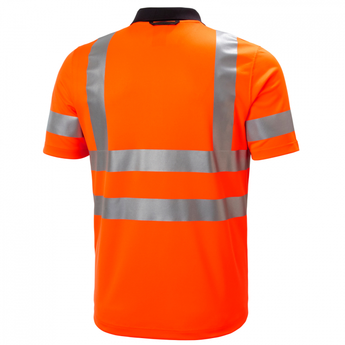 Tricou polo reflectorizant Helly Hansen Addvis CL2, portocaliu, L [2]