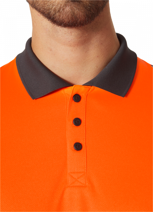 Tricou polo reflectorizant Helly Hansen Addvis CL2, portocaliu, L [5]