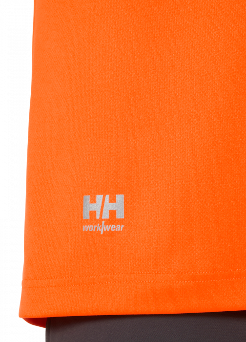 Tricou polo reflectorizant Helly Hansen Addvis CL2, portocaliu, L [6]