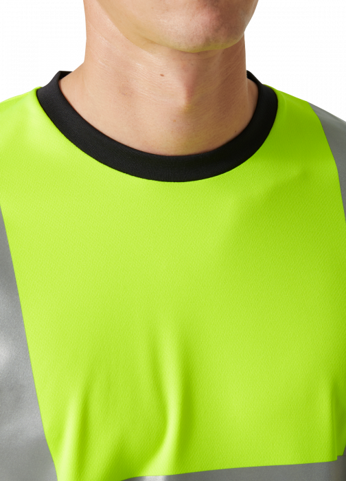 Tricou reflectorizant cu maneca lunga Helly Hansen Addvis CL1, galben/negru abanos, XS [6]