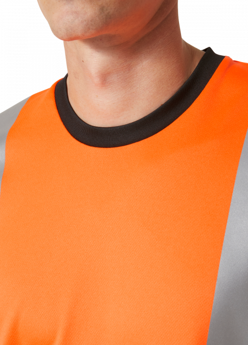 Tricou reflectorizant Helly Hansen Addvis CL1, portocaliu/negru abanos, 5XL [5]