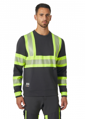 Bluza Helly Hansen ICU, reflectorizanta, HVC1, galben/negru [2]