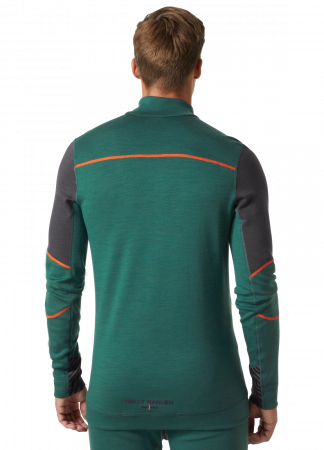 Bluza Helly Hansen Lifa Base Layer Merino Half Zip, verde/gri, XS [3]