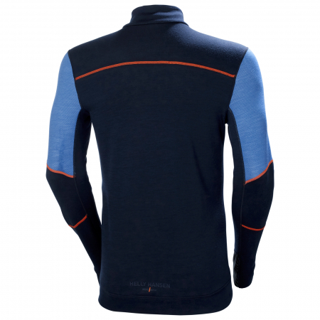 Bluza Helly Hansen Lifa Base Layer Merino Half Zip, bleumarin/albastru, 2XL [1]