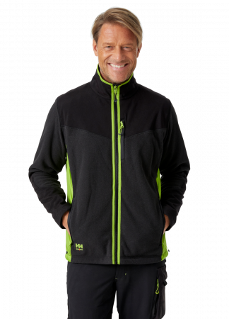 Bluza Helly Hansen Magni Fleece, negru/lime, S [2]