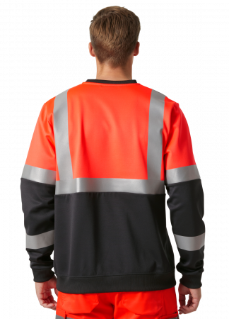 Bluza reflectorizanta Helly Hansen Addvis CL1, rosu/negru abanos, 5XL [3]