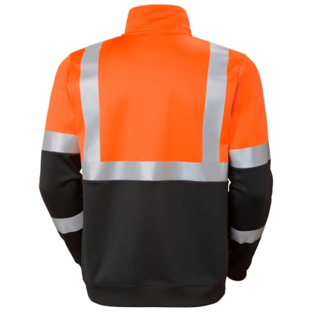 Bluza reflectorizanta Helly Hansen Addvis Half Zip CL1, portocaliu/negru abanos, 5XL [1]