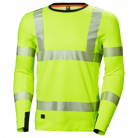 Base layers - Bluza reflectorizanta Helly Hansen Lifa Active Base Layer Crewneck CL3