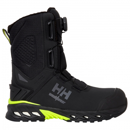 Bocanci protectie Helly Hansen Magni Evolution Winter Tall BOA S7L HT, negru/lime, 42 [1]