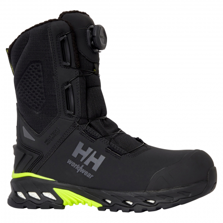 Bocanci protectie Helly Hansen Magni Evolution Winter Tall BOA S7L HT, negru/lime, 42 [2]