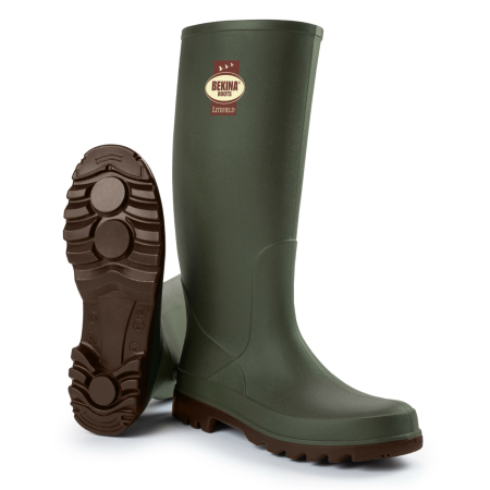 Cizme protectie Bekina Litefield, O4, verde/maro [4]