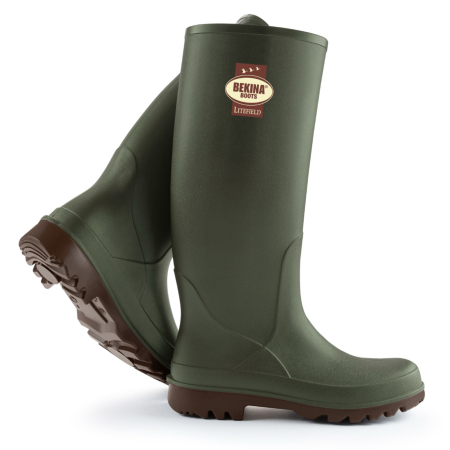 Cizme protectie - Cizme protectie Bekina Litefield, O4, verde/maro