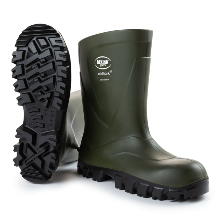 Cizme protectie Bekina MidliteX SolidGrip, O4, verde/negru [5]