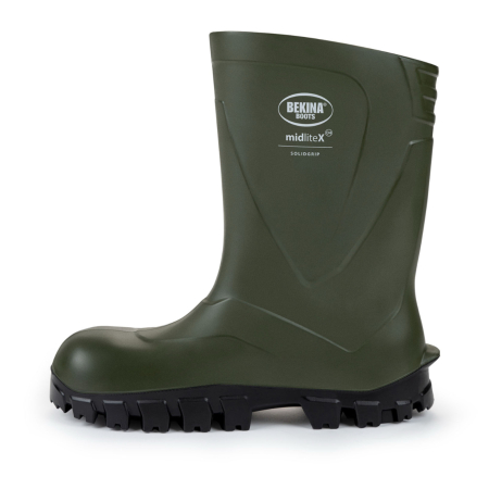 Cizme protectie Bekina MidliteX SolidGrip, O4, verde/negru [3]
