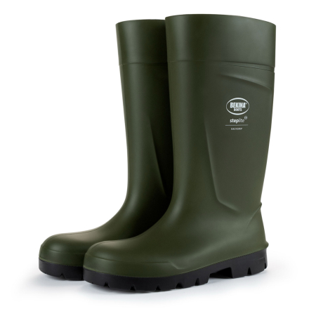 Cizme protectie Bekina Steplite EasyGrip, O4, verde/negru [1]