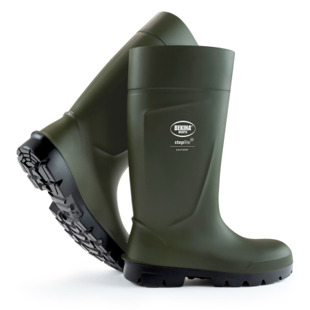 Echipamente lucru si protectie - Cizme protectie Bekina Steplite EasyGrip, O4, verde/negru