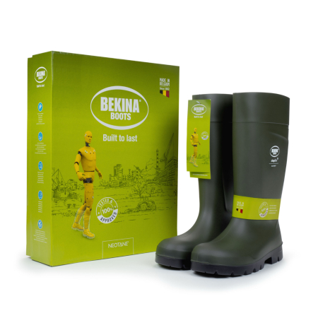 Cizme protectie Bekina Steplite EasyGrip, O4, verde/negru [5]