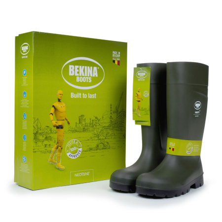 Cizme protectie Bekina Steplite EasyGrip, S5, verde/negru [5]