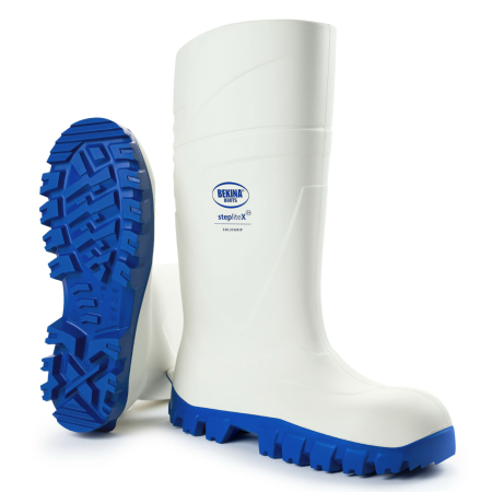 Cizme protectie Bekina StepliteX SolidGrip, S4, alb/albastru [4]