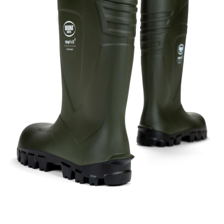 Cizme protectie Bekina StepliteX SolidGrip, S4, verde/negru [5]