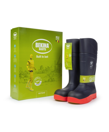 Cizme protectie Bekina StepliteX StormGrip, S5, bleumarin/portocaliu [5]