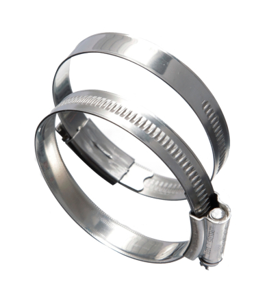 Scule si unelte - Coliere metalice din inox cu surub, Eclipse, 22-30 mm, set 10 bucati