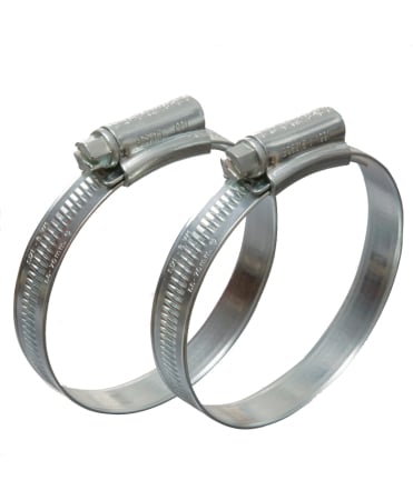 Coliere metalice - Coliere metalice zincate cu surub, Eclipse, 290-330 mm, set 10 bucati