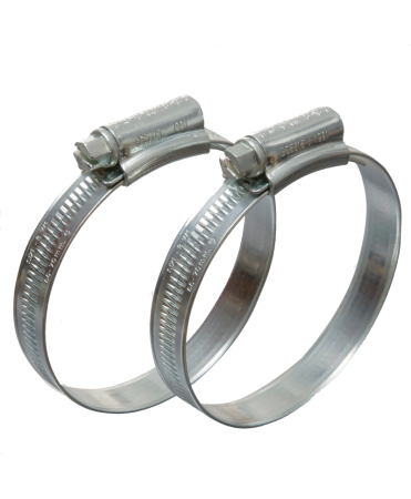 Coliere metalice - Coliere metalice zincate cu surub, Eclipse, 85-100 mm, set 5 bucati