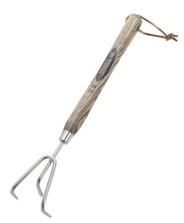 Cultivatoare - Cultivator cu 3 dinti inox, coada lemn, Spear & Jackson Traditional Stainless
