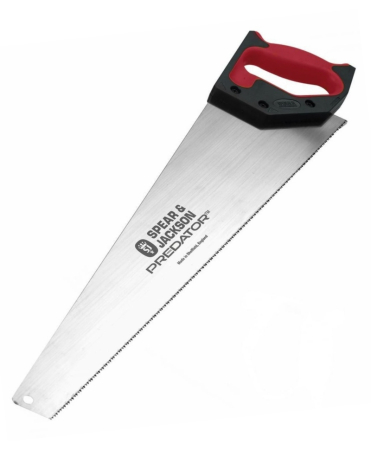 Fierastrau manual Predator universal cu maner Suregrip, lama 559 mm, 8 TPI, Spear & Jackson Woodworking [1]