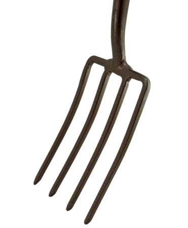 Furca sapat cu 4 coarne otel carbon, coada lemn, maner D plastic, Spear & Jackson Elements [1]