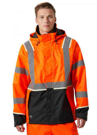 Geaca cu gluga Helly Hansen UC-ME Shell, impermeabila, reflectorizanta, HVC3 [2]