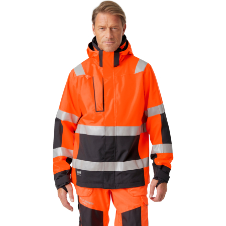 Geaca reflectorizanta cu gluga Helly Hansen Alna 2.0 Shell Jacket CL3 [2]