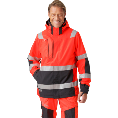 Geaca reflectorizanta cu gluga Helly Hansen Alna 2.0 Shell Jacket CL3 [1]