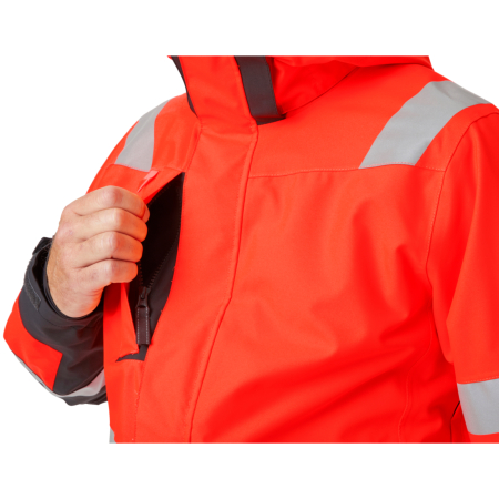 Geaca reflectorizanta cu gluga Helly Hansen Alna 2.0 Shell Jacket CL3 [5]