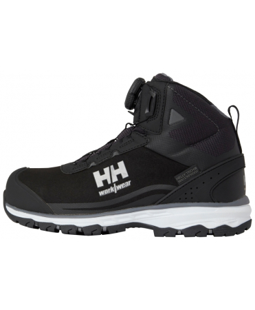 Incaltaminte protectie - Ghete protectie dama Helly Hansen Luna Mid BOA HT, S3, WR, SRC, ESD, negru/gri