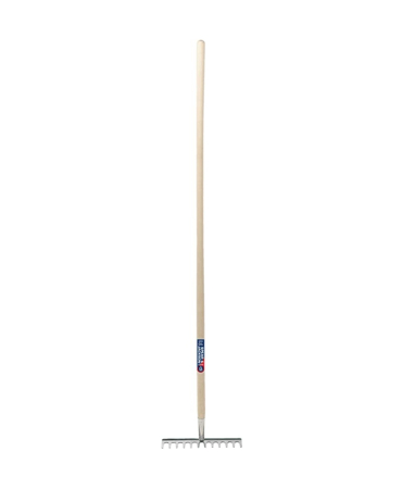 Furci si greble - Grebla dreapta cu dinti din inox, coada lemn, Spear & Jackson Neverbend Stainless